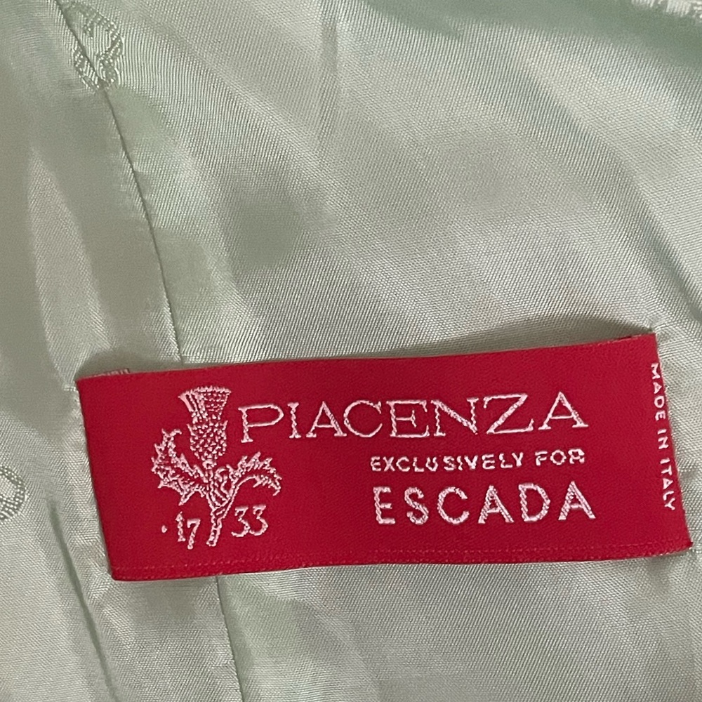Escada Light Green Jacket Euc - image 5
